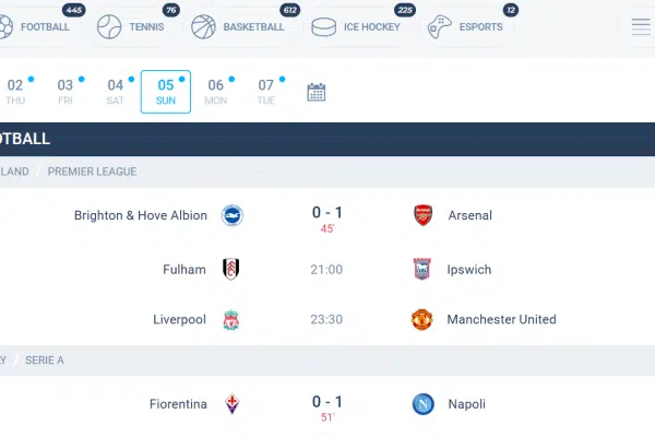 Live Scores Betting